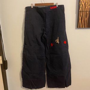 JNCO Kangaroo Pants - Navy Twill - Men's Size 38x32